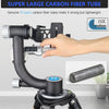 WEYLLAN PH6 Carbon Fiber Gimbal Tripod Head for DSLR/Video