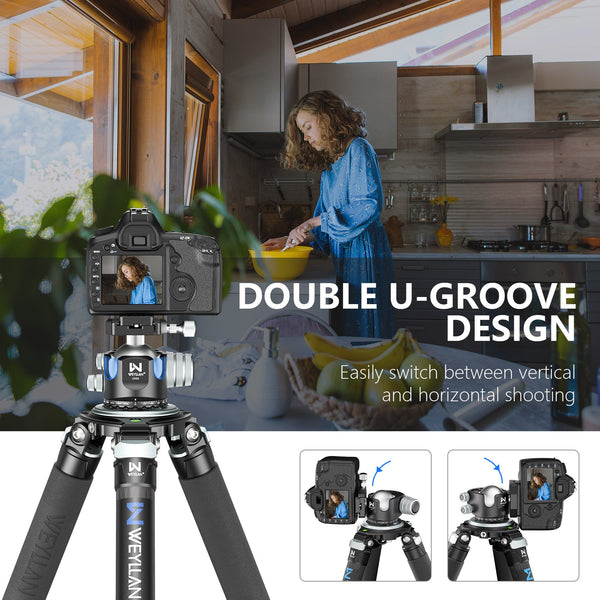 WEYLLAN CH55 Tripod Ball Head