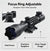 4-16X Rifle Scope Tactical Red Green Illuminated Reticle Hunting Sight