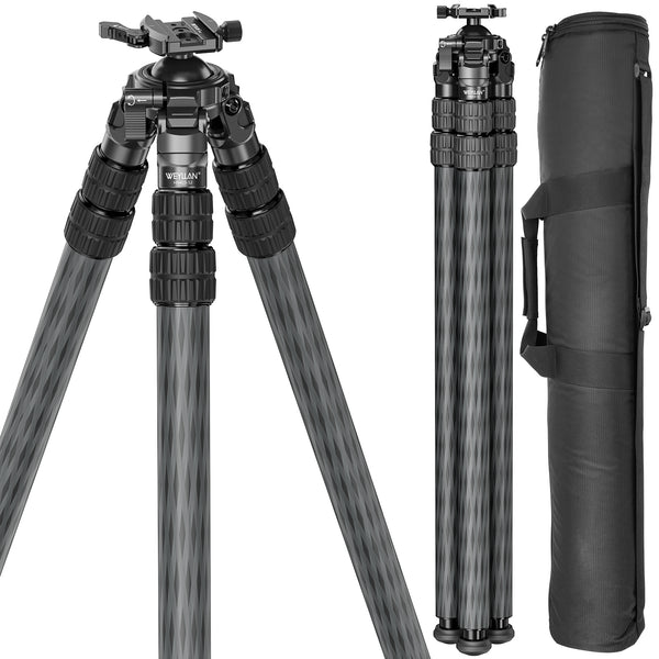 WEYLLAN HN403 carbon fiber shooting tripod, lightweight design, essential for outdoor combat