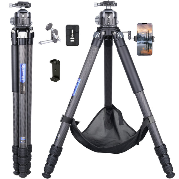 ARTCISE CT80C Carbon Fiber Tripod with 52mm Low Profile Ball Head
