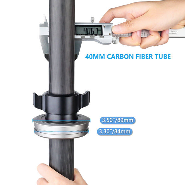 WEYLLAN TZ4 Professional Carbon Fiber Lifting Tripod Center Column