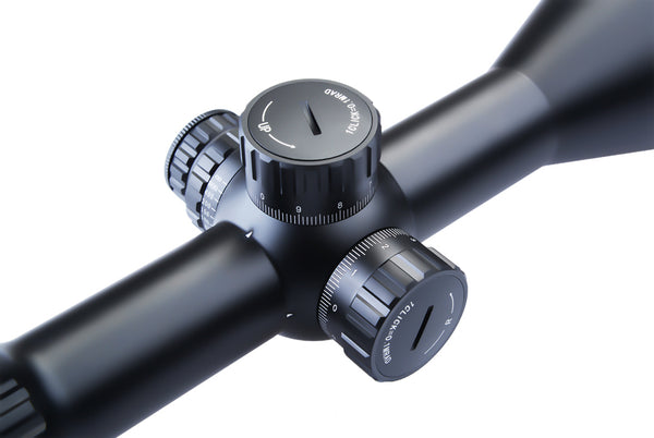 ARTCISE 4-40x60 (34mm) IR First Focal Plane Long Eye Relief Zero Stop Turret SP Glass Reticle Rifle Scope