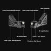 Tactical Green Laser Sight Infrared Illuminator Combo USB Picatinny Rail Mount