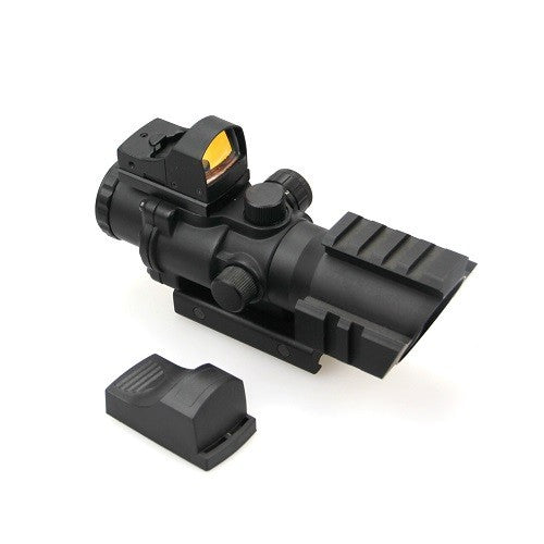 4X Rifle Scope Tactical Shockproof Diopter Adjustable Hunting Sight