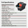Tactical Red Dot Reflex Sight Scope Green Laser 3MOA 4 Reticles Picatinny Rail