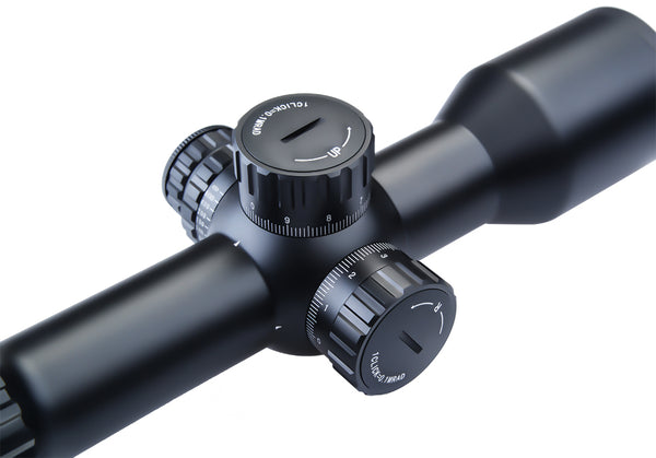 ARTCISE 1.5-15x44 (34mm) IR LVPO First Focal Plane TSS Long Eye Relief Zero Stop Turret SP Glass Reticle Rifle Scope
