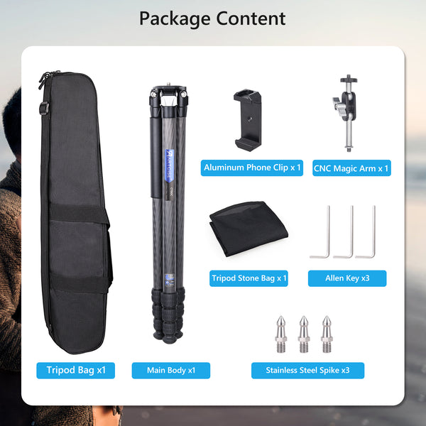 ARTCISE CT80C Carbon Fiber Tripod