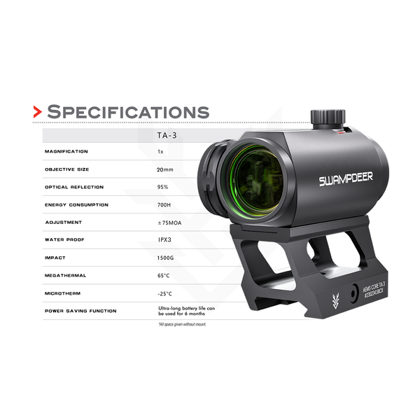 Swamp Deer HD TA-3 Red Dot Reflex Sight