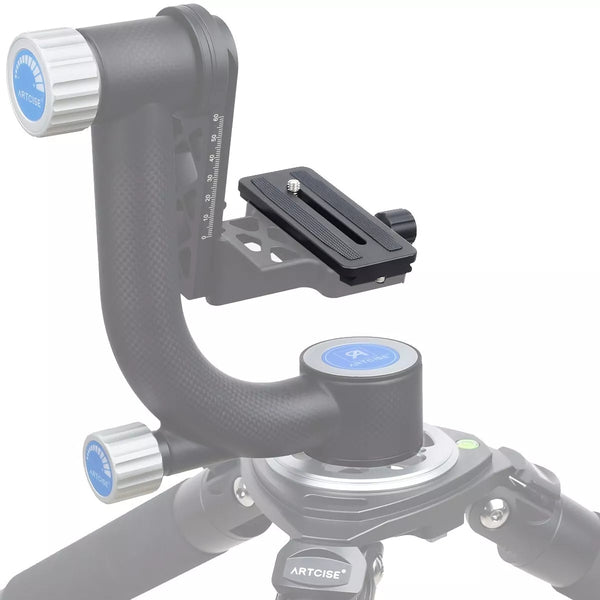 ARTCISE GH6 Mounting Plate Gimbal Head Plate Quick Release Plate