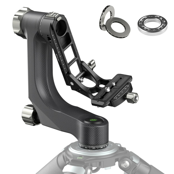 WEYLLAN PH8 Carbon Fiber Gimbal Head | 360° Heavy-Duty Stabilizer