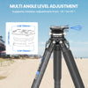 WEYLLAN LH7 Tripod Leveling Base | 15° Adjustable Pan Base
