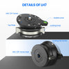 WEYLLAN LH7 Tripod Leveling Base | 15° Adjustable Pan Base