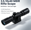 3.5-10X Rifle Scope Reticle 40mm Red laser sight Compact 24 Mil-Dot Reticle