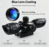 2.5x-10X Rifle Scope Reticle 32mm Red laser sight Compact Reticle