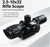 2.5x-10X Rifle Scope Reticle 32mm Red laser sight Compact Reticle