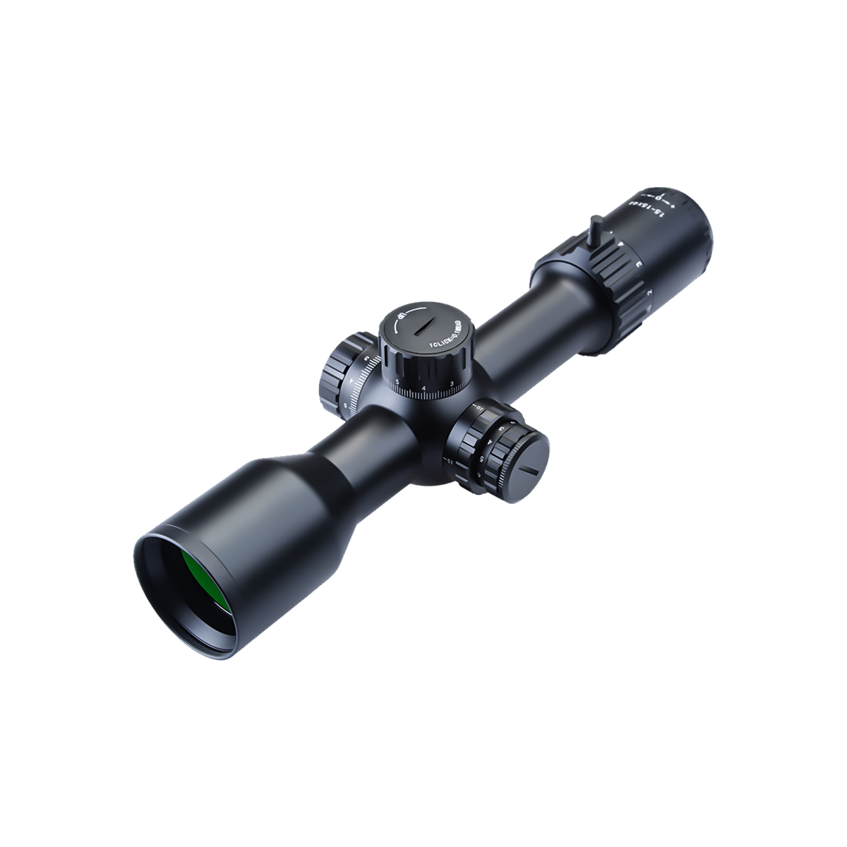ARTCISE 1.5-15x44 (34mm) IR LVPO First Focal Plane TSS Long Eye Relief Zero Stop Turret SP Glass Reticle Rifle Scope