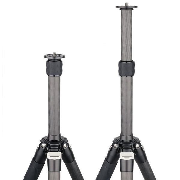WEYLLAN EC Carbon Fiber Extension Column â€?2-Section Tripod/Monopod Adapter