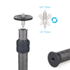 WEYLLAN EC Carbon Fiber Extension Column â€?2-Section Tripod/Monopod Adapter