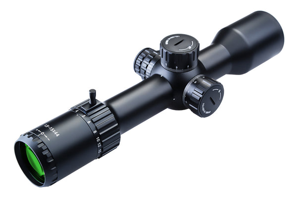 ARTCISE 1.5-15x44 (34mm) IR LVPO First Focal Plane TSS Long Eye Relief Zero Stop Turret SP Glass Reticle Rifle Scope