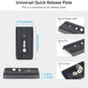 Universal All-metal Quick Release Plate for ARTCISE FH6 Fluid Head