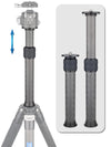 WEYLLAN EC Carbon Fiber Extension Column â€?2-Section Tripod/Monopod Adapter