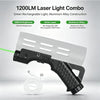 1200LM Laser Light Combo Green Rechargeable Aluminum Resistant Aluminum Alloy