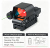 Tactical Red Dot Reflex Sight Scope Green Laser 3MOA 4 Reticles Picatinny Rail