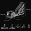 Tactical Green Laser Sight Infrared Illuminator Combo USB Picatinny Rail Mount