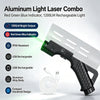 Aluminum Red Green IPX6 Resistant Combo Blue Rechargeable Light Laser 1200LM