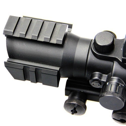 4X Rifle Scope Tactical Shockproof Diopter Adjustable Hunting Sight