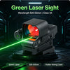 Tactical Red Dot Reflex Sight Scope Green Laser 3MOA 4 Reticles Picatinny Rail
