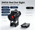 2MOA Red Dot Sight Tactical 12 Levels Red Light Reflex Sight Rifle Scope IPX7