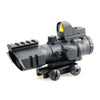 4X Rifle Scope Tactical Shockproof Diopter Adjustable Hunting Sight