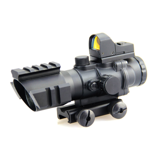 4X Rifle Scope Tactical Shockproof Diopter Adjustable Hunting Sight