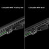 Tactical Green Laser Sight Infrared Illuminator Combo USB Picatinny Rail Mount