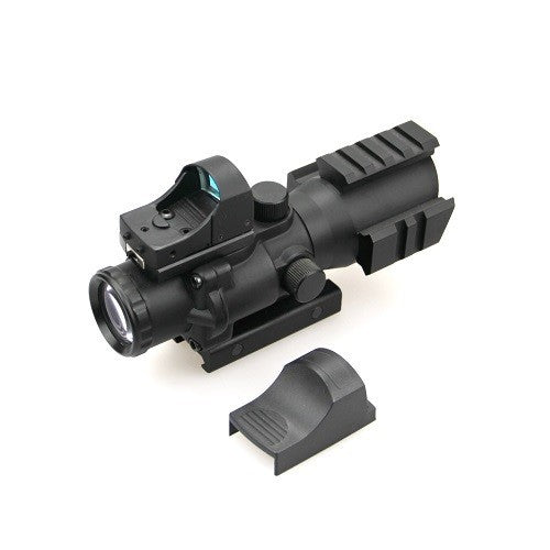 4X Rifle Scope Tactical Shockproof Diopter Adjustable Hunting Sight