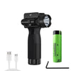 ARTCISE 2000LM Tactical Flashlight Blue Rifle Pistol Laser Light Combo IPX6