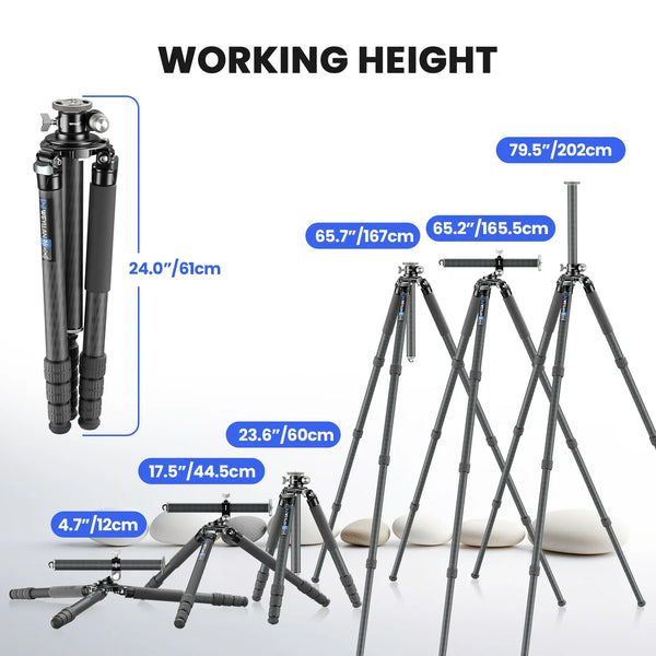 WEYLLAN LX9+TZ8 Horizontal Tripod With Extension Arm