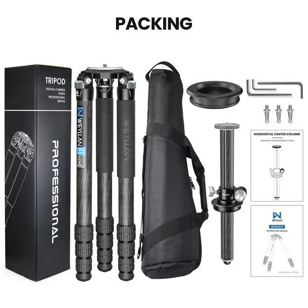 WEYLLAN LX9+TZ8 Horizontal Tripod With Extension Arm