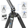 WEYLLAN LX9+TZ8 Horizontal Tripod With Extension Arm