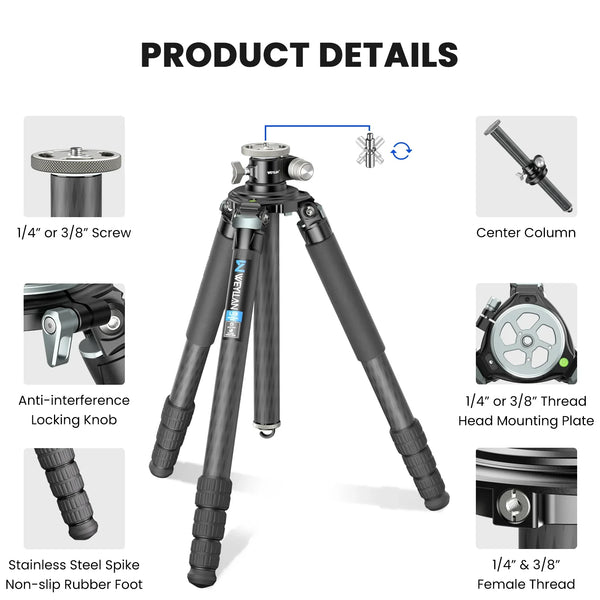 WEYLLAN LX9+TZ8 Horizontal Tripod With Extension Arm