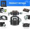 RH52 Low Profile 52mm Tripod Ball Head