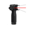 Rechargeable 2000 Lumen LED Weapon Light with Red Laser Rail Clamp Mount Black