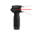 Rechargeable 2000 Lumen LED Weapon Light with Red Laser Rail Clamp Mount Black